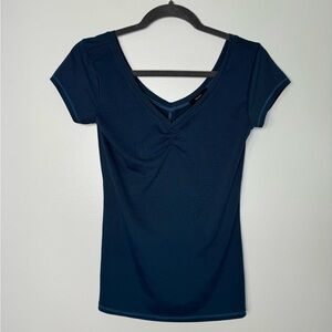 Aritzia Talula blue smock top size large